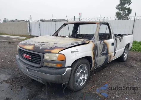 2001 GMC Sierra 1500 Sl из США, поврежденный, VIN 1GTEC14V31E900985